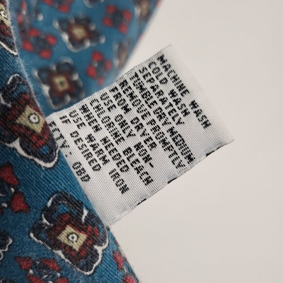 Vintage Bugle Boy Mens Shirt Button Up XXL Geometric All Over Print Short Sleeve - Picture 6 of 14